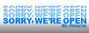 Sorry We're Open