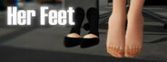 她的脚